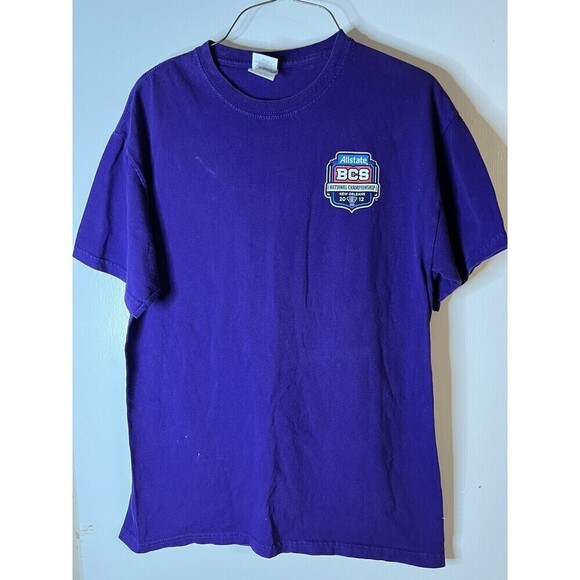 2012 BCS Allstate Championship  LSU Fighting Tigers Tshirt - Picture 1 of 3